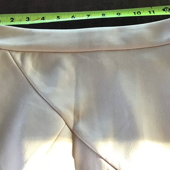 Simplee L faux suede blush Skirt Romantic Coquette Barbiecore Feminine Fairycore - Picture 4 of 8